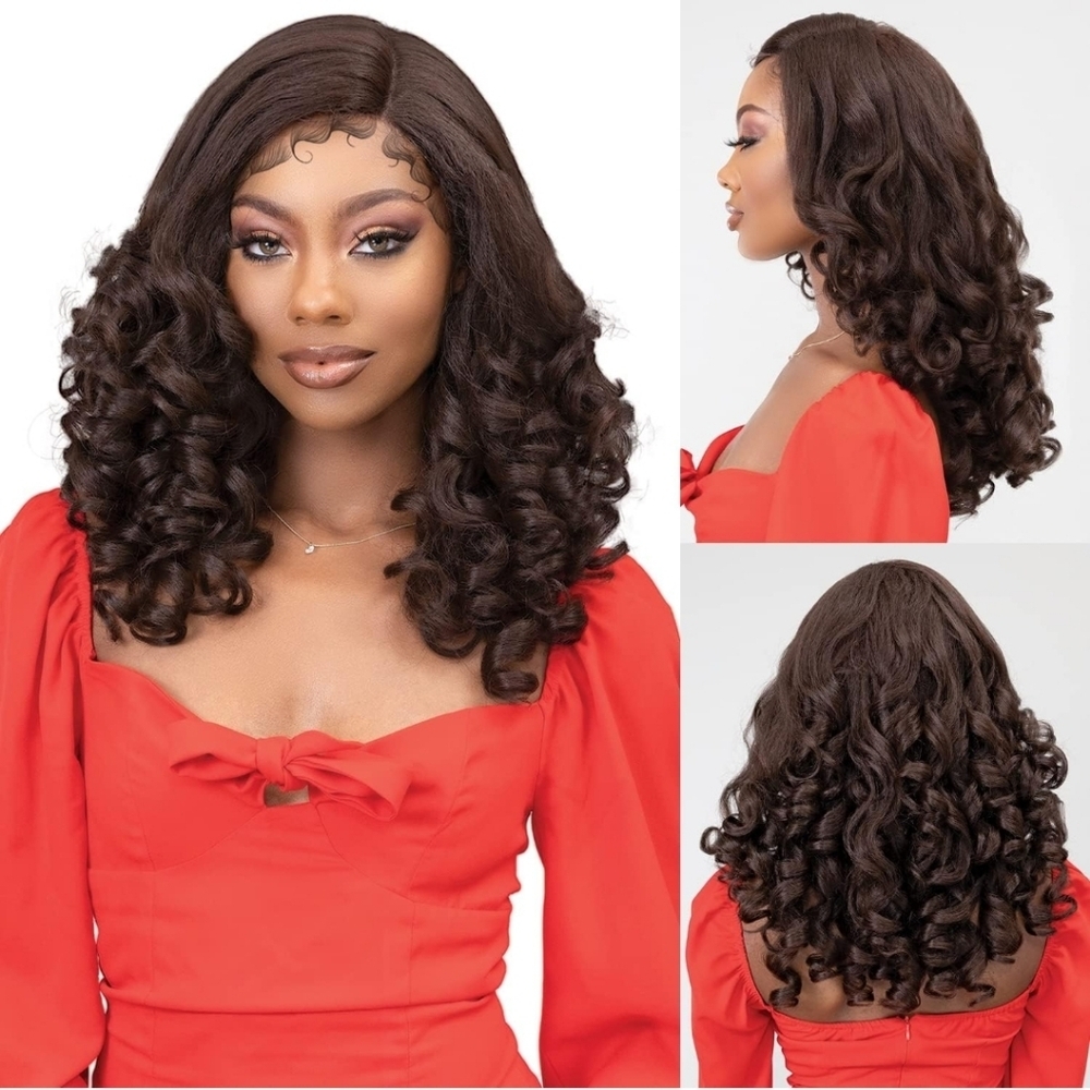Janet Collection Natural Me HD Lace Wig Blowout Deep Part Lace Jasmina-chocolate